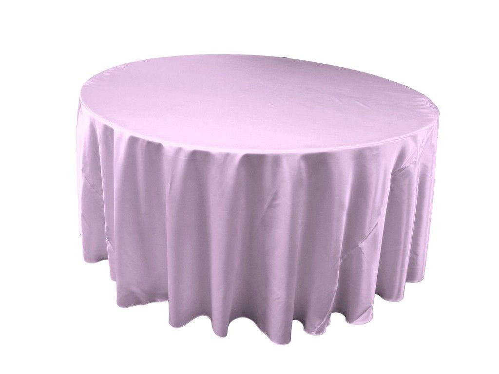 5 Pack 132" Inch round Polyester Tablecloth 24 COLOR Table Cover Wedding Banquet 
