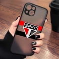 thumbnail image 5 of Club S-SAO-Paulo FC For Apple iPhone 15 14 13 12 11 mini Pro Max 8 7 6S 6 XR X XS Plus Frosted Translucent Phone Case, 5 of 5