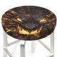 thumbnail image 3 of Balery Cool Black Gold Dragon Fundas de asiento para taburete de bar redondo de tela de terciopelo ajustables que protegen de arañazos y manchas para sillas de 14 a 17 pulgadas.-13 inch, 3 of 7