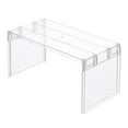 thumbnail image 4 of Shoreew Refrigerator Organizer Rack Space Saving Strong Load Bearing Multifunction Fridge Layer Separator Kitchen Countertop Storage Shelf, 4 of 7