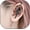 Black Moon, variant on 2Pcs Myth of the Moon Ear Hook Needle Piercing Earring Goth Climber Crawler Earrings Vintage Punk Moon Wrap Earrings Jewelry Accessory Present for Women Wife