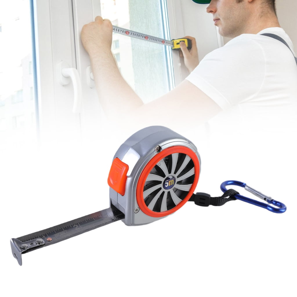 MOMOJIA Self Locking Tape Measure with Hand Strap Furniture Making Tape for Indoor Renovations & Furniture Making Project