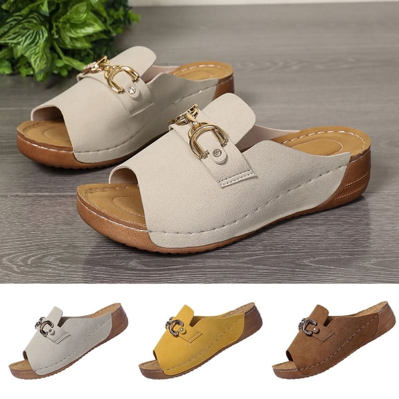 Solid Color Fuzzy Slippers for Women Cozy Platform Warm Winter Slip On House Shoes Fluffy Soft Memory Foam Anti-Skid Rubber Sole Bedroom Indoor Outdoor Slippers