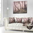 thumbnail image 3 of Designart Vintage Autumn Landscape - Contemporary Throw Pillow - 18x18, 3 of 5