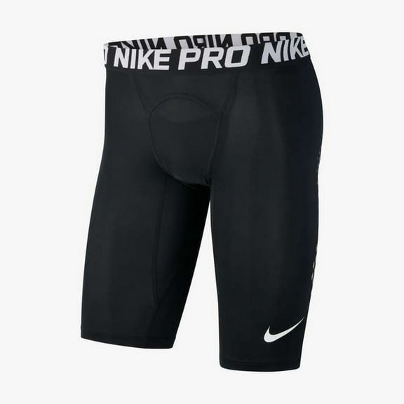 Nike Pro Men's Baseball Slider Shorts Color: Black/Wolf Grey/White Size: XL