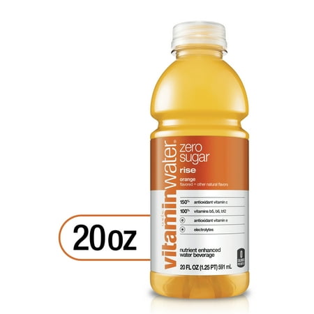 UPC 786162002983 product image for vitaminwater zero rise, electrolyte enhanced water w/ vitamins, orange drink, 20 | upcitemdb.com