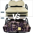 thumbnail image 6 of COEQINE 2-in-1 Golf Cart Seat Cover & Carry Bundle, Folds Like a Bag with Handle, Universal Fit for Two-Seaters, 4 Storage Pockets, Machine Washable Polyester, Purple Mushroom Floral, 6 of 8