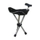 thumbnail image 4 of Bastón portátil,Bastón con asiento portátil y plegable,Bastón ajustable y plegable,Silla Bastón Telescópica de Acero Inoxidable,Bastón de senderismo para personas, 4 of 9