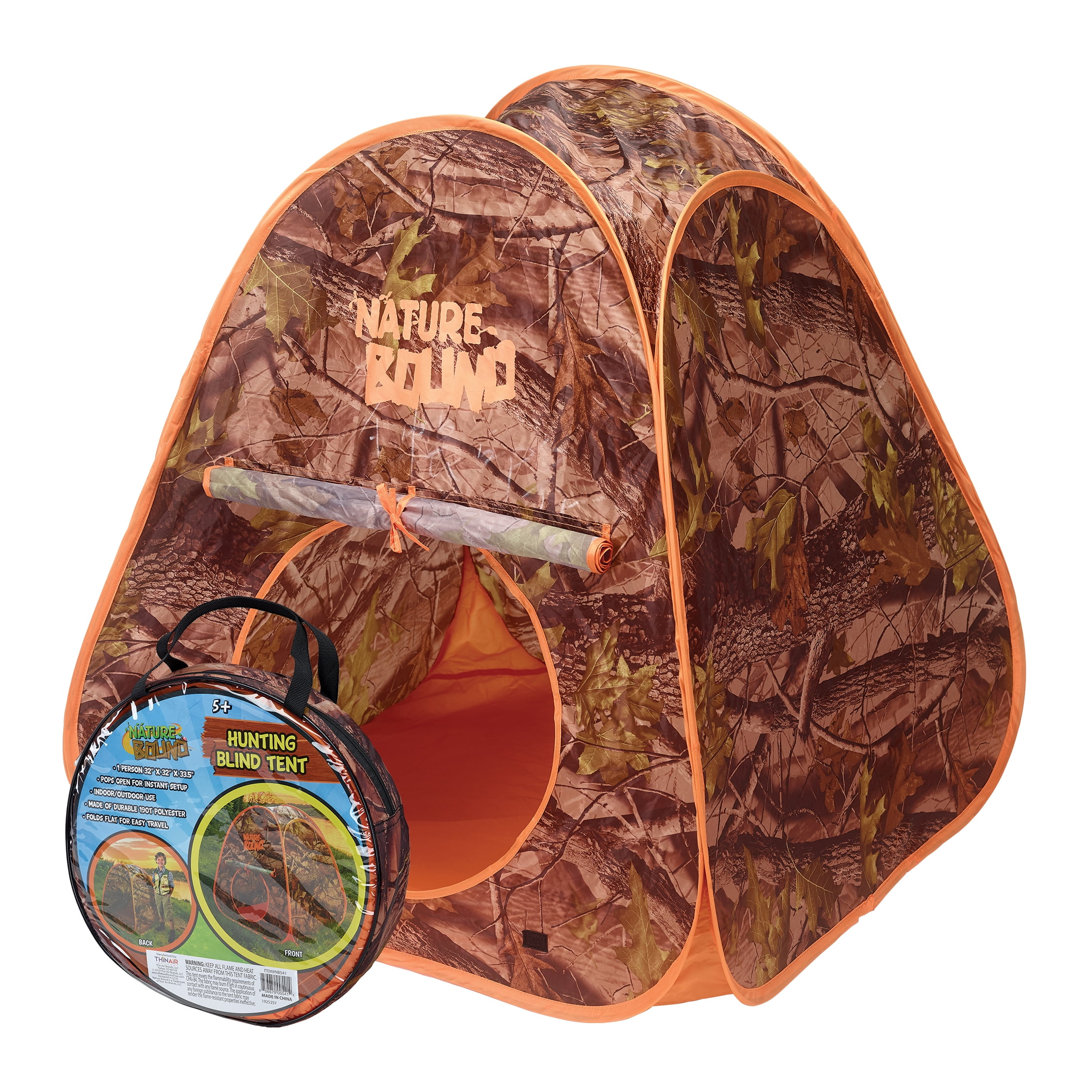 Nature Bound Kids Playhouse Pop Up Hunting Blind Polyester Play Tent