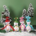 thumbnail image 4 of 4 Navidad muñeco de nieve envoltura de manzana decoraciones navideñas creativa Nochebuena caja de manzana bolsa de mano bolsa de regalo de dulces 25*8cm, 4 of 5