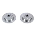 thumbnail image 2 of Power Stop Rear Pair of Drilled and Slotted Brake Rotors JBR1553XPR, 2 of 4