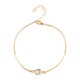 thumbnail image 2 of Qarigey Tobillera ajustable Universal resistente oro plata joyería delicada accesorio de moda pulseras de tobillo cadenas de pie para mujer oro Type3 NO3 Qarigey AP009832-01, 2 of 6
