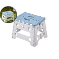 thumbnail image 1 of 9" Folding Step Stool, Shower Stool for Inside Shower Shaving Legs, Foldable Shower Small Shower Stool, Waterproof Plastic Corner Shower Foot Rest, Pedicure Stand Foot Rest, 1 of 6