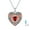 Red, variant on April Rose Love Urn Necklace 925 Sterling Silver Cremation Jewelry with Funnel Filler Kit