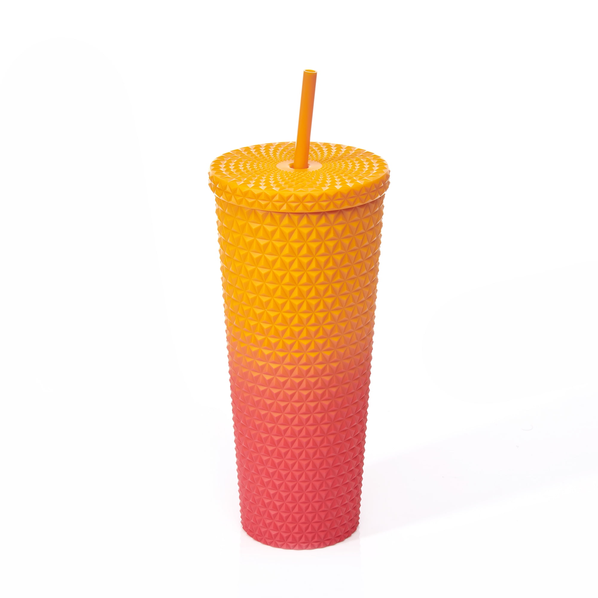 Meoky Gradient Ombre Insulated Tumblers with Straw - Stanley and Owala Dupe,  Furniture & Home Living, Kitchenware & Tableware, Water Bottles & Tumblers  on Carousell