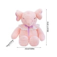 thumbnail image 3 of 12-Inch Super Soft Plush Stuffed Animal Doll, Cute Cartoon Style with Ribbon Decoration, Fluffy Cuddly Companion for Snuggling, Playing and Bedroom Decor, Perfect for Family, Adult, 3 of 7