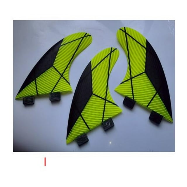 Ailerons de Surf Tri Ensemble Époxy Ailerons de Surf G5 G7 Ailerons de Surf Plus Grands m L Accessoire de Surf