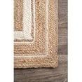 thumbnail image 4 of Indian Handmade Braided Pure Jute with White Design Area Rugs , Floor Decor Carpet Size 2 x 12 Feet ( 60 cm x 360 cm ), 4 of 5
