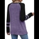thumbnail image 3 of Sudadera de Larga para Mujer, con Bloques de Color, Informal, para Otoño. L, 3 of 7