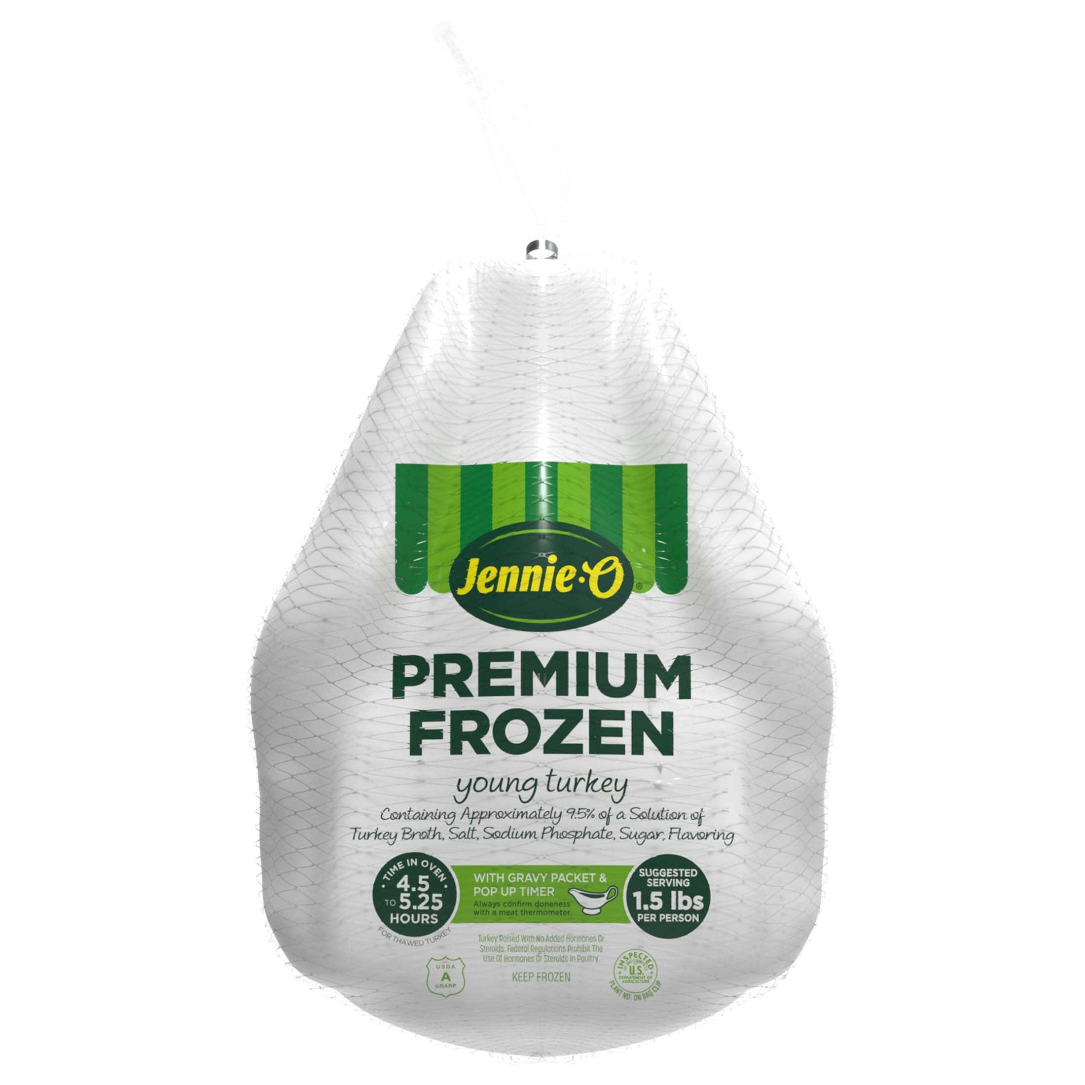 Jennie-O Frozen Turkey Breast With Gravy Packet, Bone-in Breast