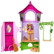 Disney Princess Enchanted Stories Rapunzel’s Tower Playset with 6 Play Areas, Pascal Figure & 5 Accy