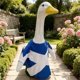 thumbnail image 2 of Lekihaqq Goose Outdoor Porch Decoration Holiday Clothes Flag Cute Garden Yard Theme Costume, 2 of 6
