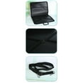 Black Art Portfolio Case Artist Carrying Portfolios with Shoulder Strap