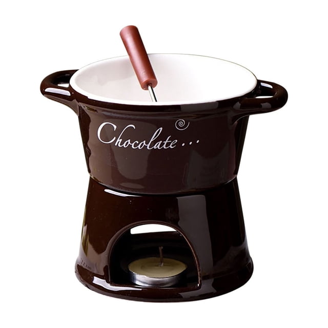 Tasse de Hotpot à Crème Glacée à la Mode, Céramique Haute, Réchaud de Hotpot au Chocolat, Réchaud de Hotpot Domestique