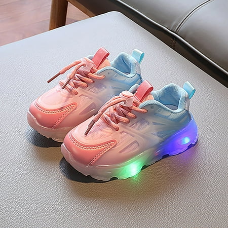 Ketyyh-chn99 Kids Sneakers for Boys and Girls Shoes Girls Sneakers Boys Baby Children Sport Light Shoes Kids Girls Baby Shoes Toddler Running Shoes Pink 8