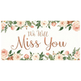 thumbnail image 2 of Floral Design Farewell Banner Elegant Style We Will Miss You Goodbye Decoration for Retirement Party Office Celebration Goodbye Event, 2 of 7