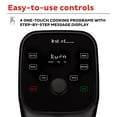 thumbnail image 4 of Instant Vortex 2QT Mini Air Fryer, Small Air fryer that Crisps, Reheats, Bakes, Roasts for Quick Easy Meals, Includes over 100 In-App Recipes, is Dishwasher-Safe, from the Makers of Instant Pot, Black, 4 of 5