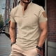 thumbnail image 1 of pstuiky camisetas de hombre, Camiseta informal de manga corta para hombre, color liso, cuello redondo, para correr, hacer ejercicio y fitness camisas casuales para hombre l, 1 of 9
