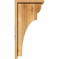 thumbnail image 3 of 8"W x 12"D x 24"H Yorktown Rough Sawn Corbel w/Backplate, Western Red Cedar, 3 of 9