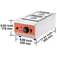 thumbnail image 2 of VEVOR Chocolate Tempering Machine Chocolate Melting Pot 9 Lbs 2 Tanks, 2 of 9