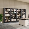 thumbnail image 6 of Hanyu 5-Tier Metal Bookcase with Adjustable Shelves & Book Stopper, 6 of 7