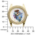 thumbnail image 5 of Disney Little Mermaid Live Action Movie, Ariel Women's Gold Alloy Glitz Watch, Gold Stainless Steel Bracelet, Adult Women Dressy Casual Watch, WDS001416, 5 of 6