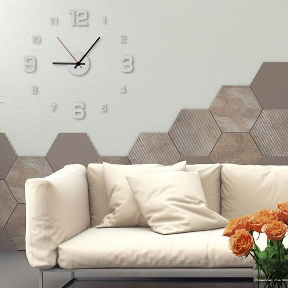 Reloj de pared grande, reloj de pared adhesivo DIY, relojes de pared, decoración del hogar, sala de estar especial, decoración del hogar, oficina, tienda, decoración de arte, una botella