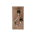 thumbnail image 2 of Iron Hook With Ceramic Black Knob (Nickel) - Set of 4, 2 of 2