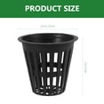 thumbnail image 3 of 1 Set Net Pots for Hydroponics Heavy Duty Plastic Slotted Mesh Net Cups with Plant Labels, 3 of 8