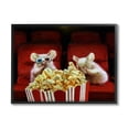thumbnail image 2 of Stupell Industries Mice Movie Theater Popcorn Animals & Insects Painting Gray Framed Art Print Wall Art, 2 of 5