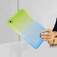 thumbnail image 5 of ELEHOLD Glitter Case for Samsung Galaxy Tab A8 10.5 (2022) Slim Thin Clear Anti-Scratch Shockproof Full Body Protective Gradient Glossy Back Case for Galaxy Tab A8 (X200/X205),Green Blue, 5 of 8