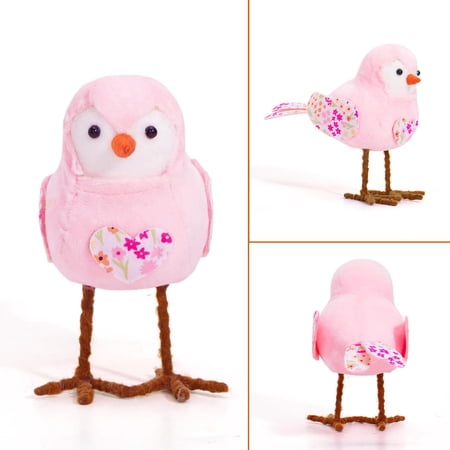 Easter Bird Dolls Decorations – Festive Window Display Props Cute Holiday Ornament for Table Fireplace Home and Seasonal Easter Decor