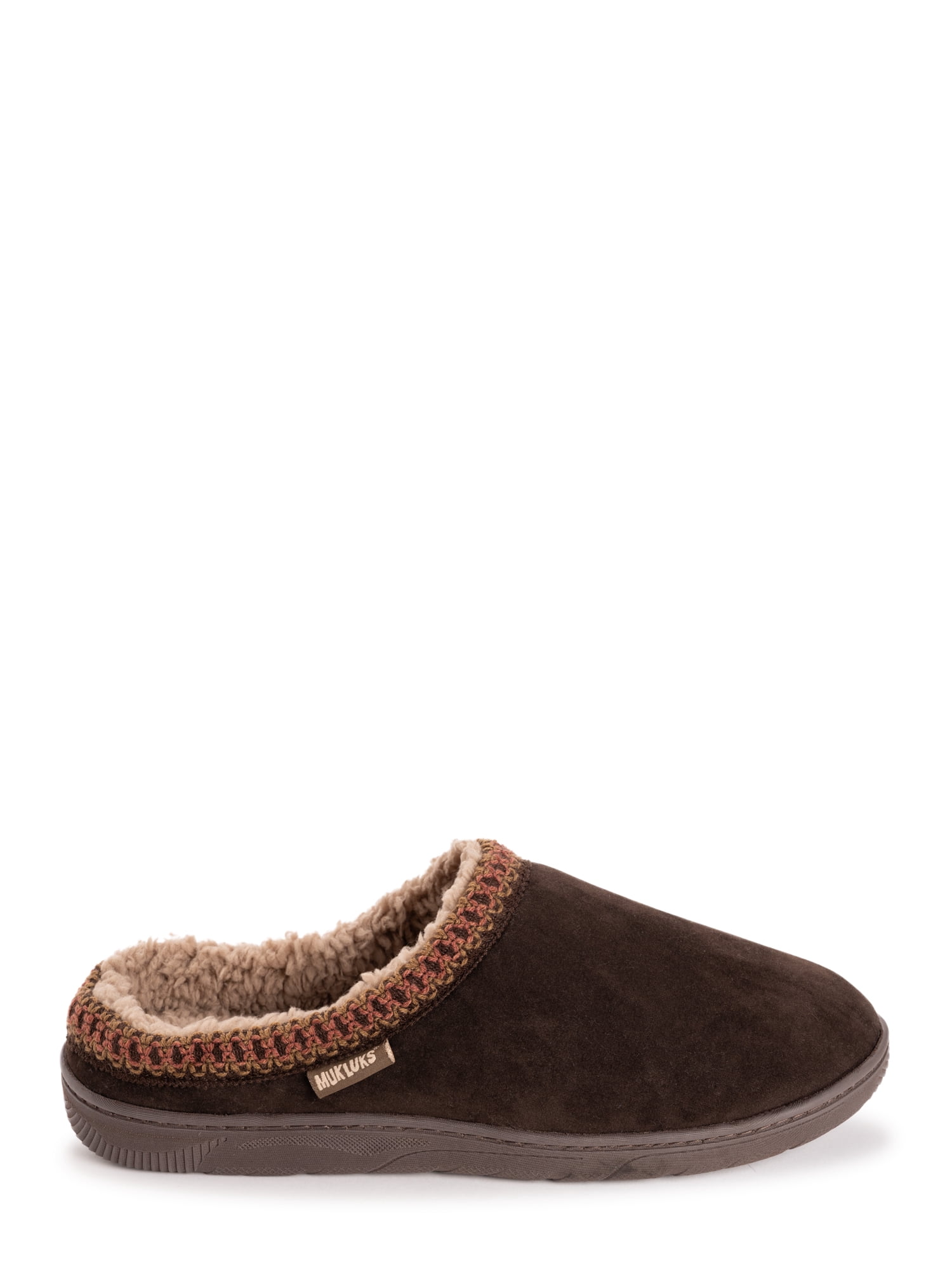 MUK LUKS Men's Faux Suede Clog Slippers