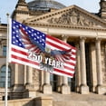 thumbnail image 5 of Us 250 Flag – 250th Anniversary USA Double Sided 3-Ply Outdoor Flag, We The People 1776-2026 Patriotic Yard & House Banner for 4th of July (3X5), 5 of 5