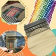 thumbnail image 1 of Darning Loom Speedweve Style 28 Hooks Visible Mending KitforClothes Socks Repair Hand Weaving Loom with Wooden Disc Creative Craft Sewing Tool, 1 of 9