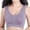 Gray, variant on Women Soft Compression Full Supportive High Impact Yoga Sports Bra Plus Size Fitness Bra Pink 7XL
