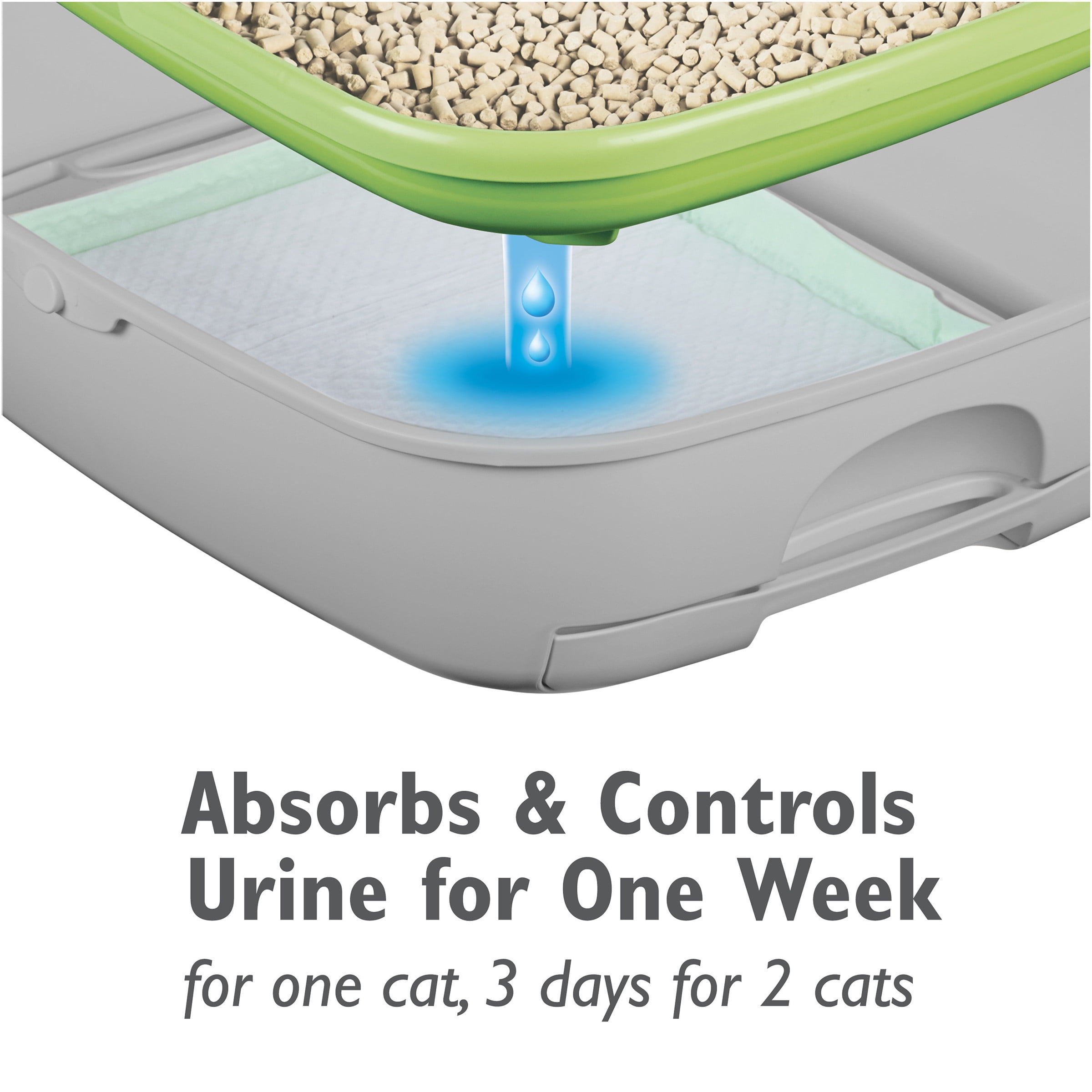 Purina Tidy Cats Breeze Cat Pad Refills, Clean & Easy Disposable Cat Pads for Breeze Litter System, Controls Odors, 10 Cat Pad Refills/Pack (Pack of 4)