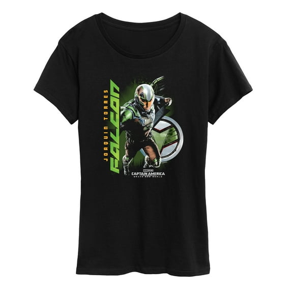 Marvel Captain America: Brave New World - Falcon Joaquín Torres - Women's Short Sleeve Graphic T-Shirt