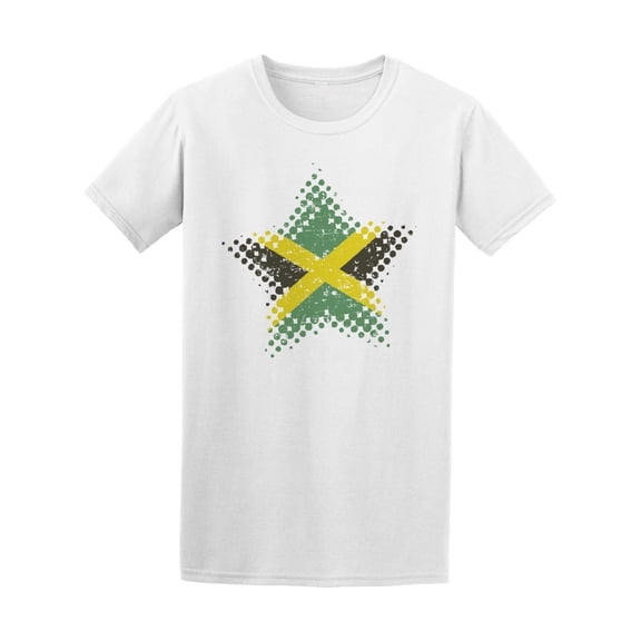 Jamaica Star Flag Logo Tee Men's -Image by Shutterstock