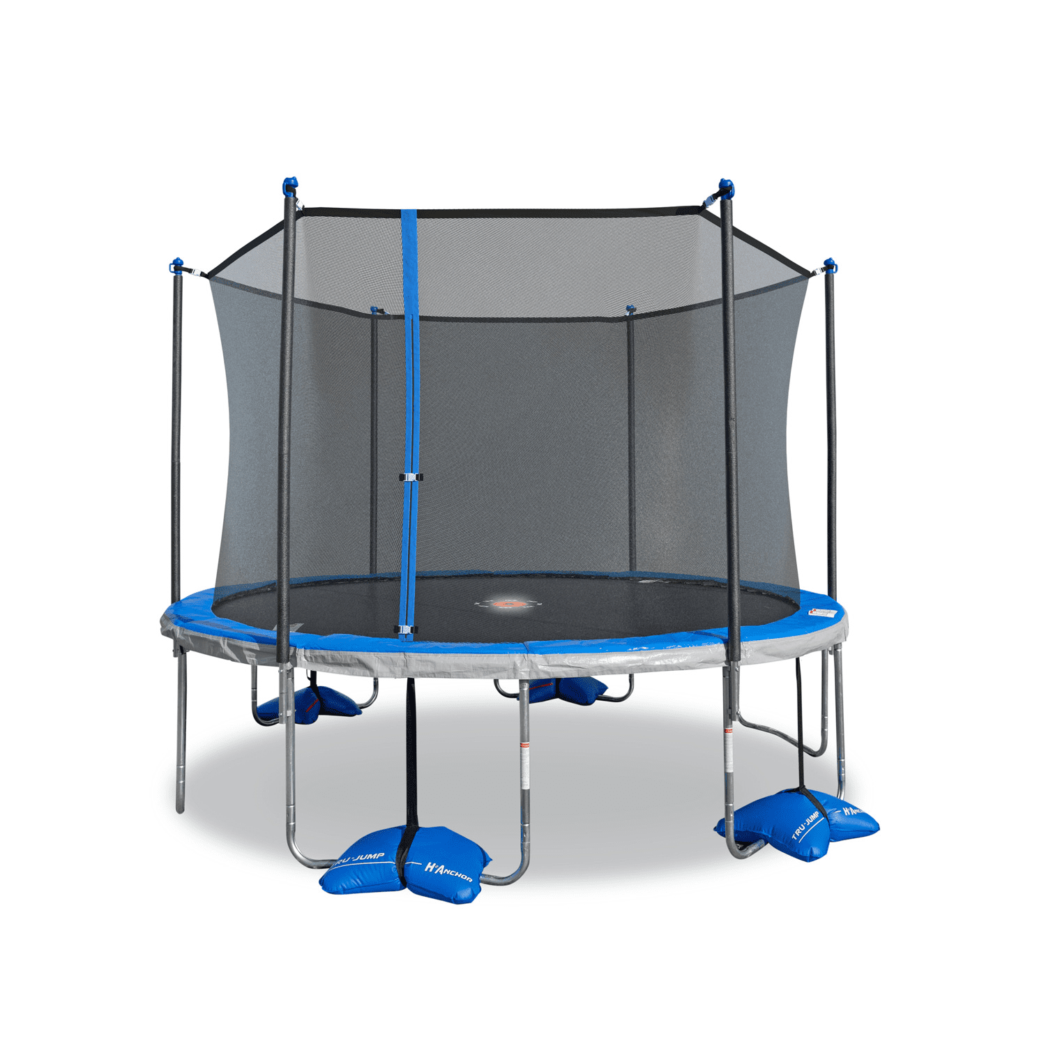 TruJump 12' Round Trampoline with Safety Enclosure